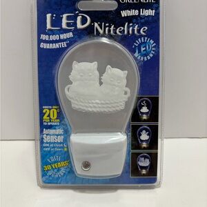 Kitten Cat Nightlight LED New SEALED